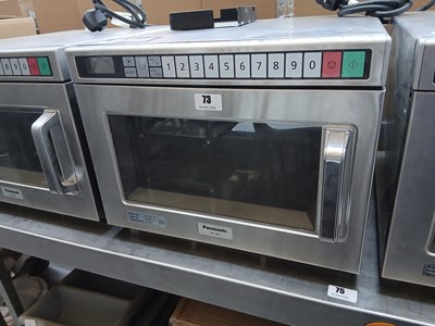 Lot 73 - 42cm Panasonic NE-1853 1800W microwave oven