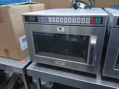 Lot 74 - 42cm Panasonic NE-1853 1800W microwave oven