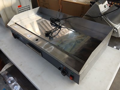 Lot 221 - 100 cm electric Ace 2-burner mirror-top flat...