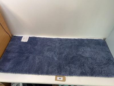 Lot 3450 - Grandeur Extra Large Bath Runner Rug Mat Blue