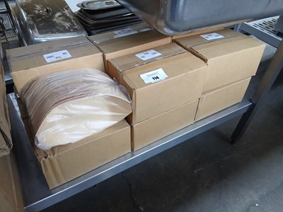 Lot 114 - Approx. 10x boxes of bamboo disposable plates