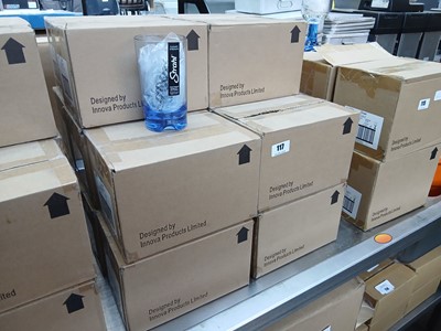 Lot 117 - Strahl 16x boxes of 6 blue large tumblers