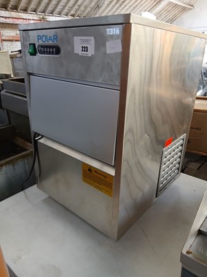 Lot 223 - Small Polar T316 benchtop ice machine