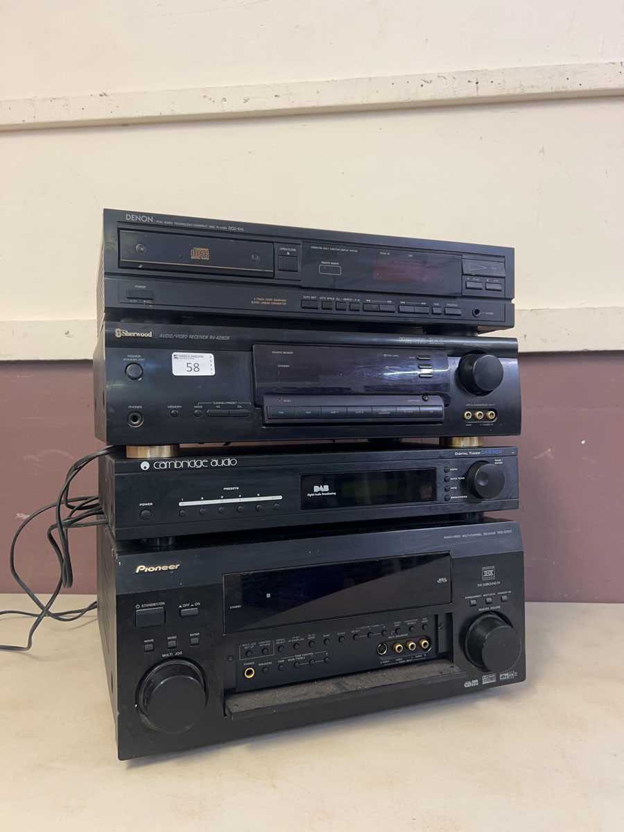 Lot Four Hi-Fi separates consisting of Cambridge...
