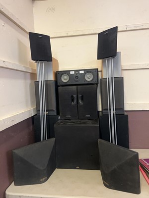 Lot A collection of fourteen assorted speakers by...