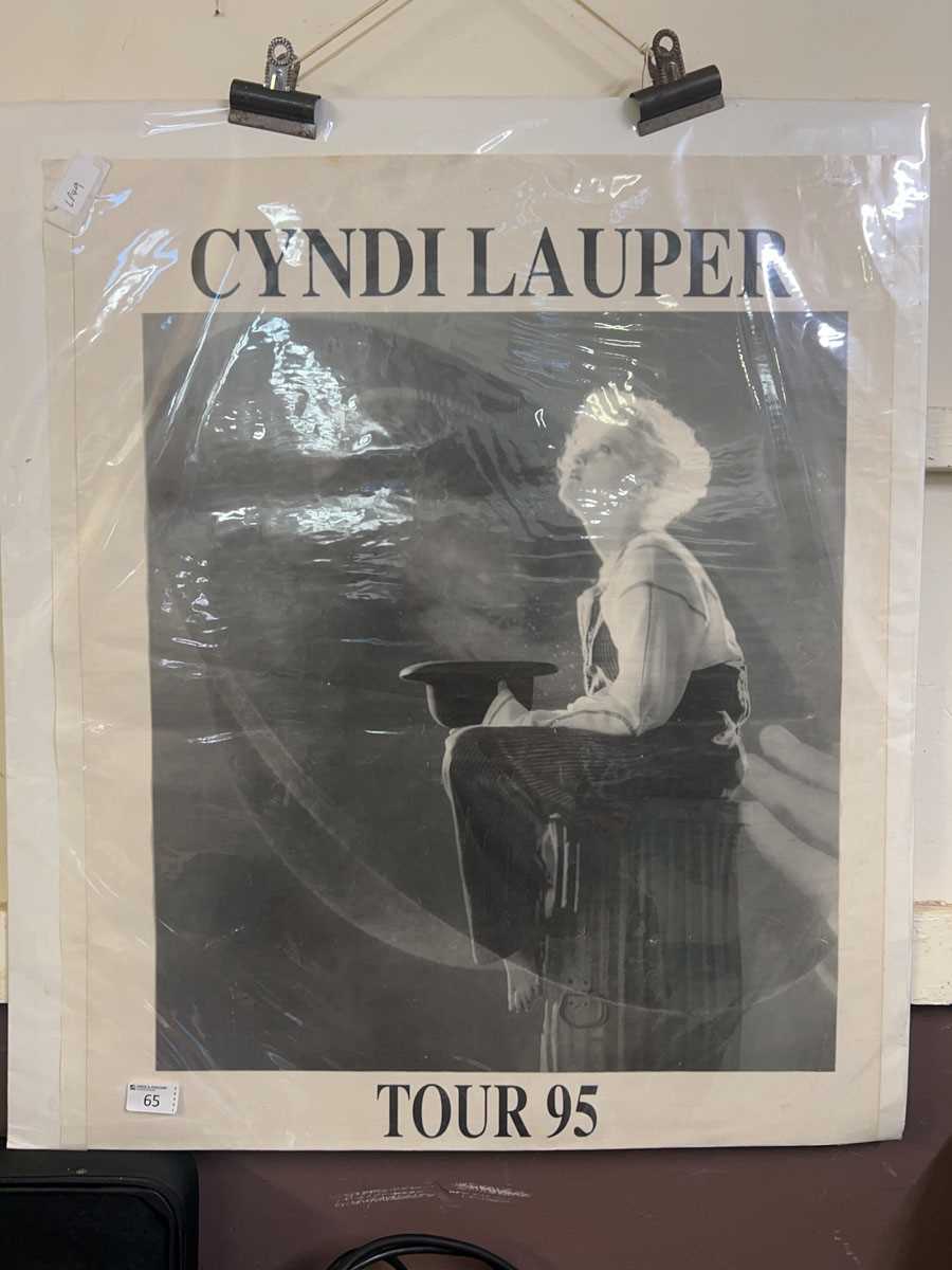 Lot A Cyndi Lauper poster 'Tour '95'