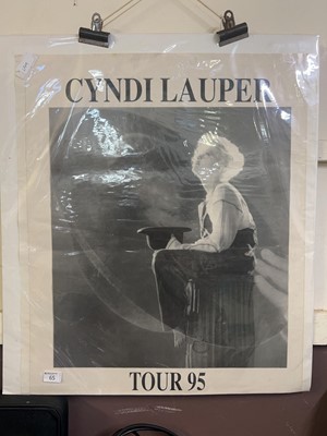 Lot A Cyndi Lauper poster 'Tour '95'