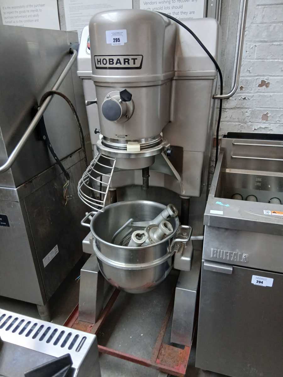 Lot 295 - Hobart HSM30 30-quart mixer with safety guard,...
