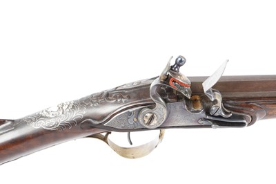 Lot 298 - (S58) 14 bore Flintlock Fowling Gun by...
