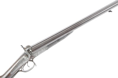 Lot 299 - (S58) 16 bore Pinfire Double Sporting Gun by...