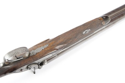 Lot 300 - (S58) 6 bore Percussion Double Fowling Gun by...