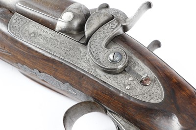 Lot 300 - (S58) 6 bore Percussion Double Fowling Gun by...