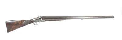 Lot 300 - (S58) 6 bore Percussion Double Fowling Gun by...