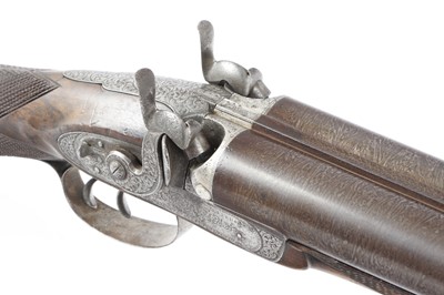 Lot 300 - (S58) 6 bore Percussion Double Fowling Gun by...