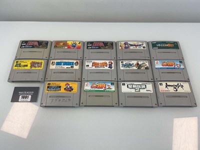 Lot 1091 - 14x Japanese SNES games