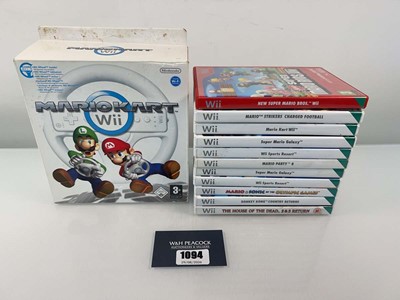 Lot 1094 - 12x Nintendo Wii games