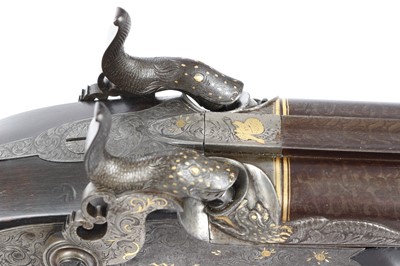 Lot 289 - (S58) A Fine 16 bore Percussion Double...