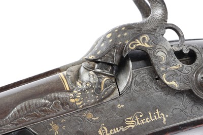 Lot 289 - (S58) A Fine 16 bore Percussion Double...