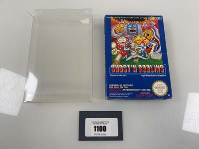 Lot 1100 - Ghost N Goblins for NES in box