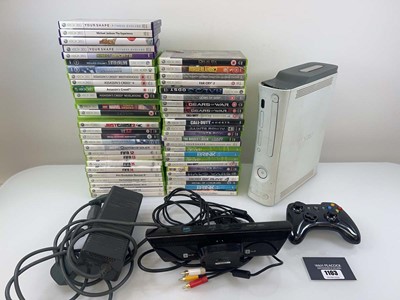 Lot 1103 - Xbox 360 with qty of games to include COD,...