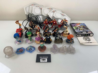 Lot 1104 - Qty of Disney Infinity figures