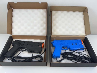 Lot 1111 - 2x Sinden Light guns with recoil
