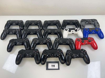 Lot 1116 - Qty of PlayStation 4 controllers