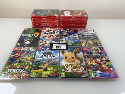 Lot 1125 - Qty of Nintendo Switch games to include Zelda,...