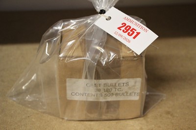 Lot 2951 - 500 x .38 180 TC cast bullet heads for reloading