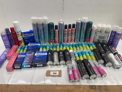Lot 3508 - Hair products including Regaine, Dry shampoo,...