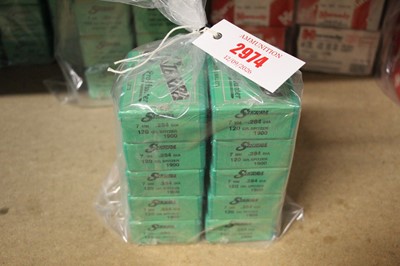 Lot 2974 - 1000 x 7mm (.284) Sierra 120gr Spitzer heads...