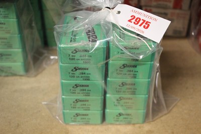 Lot 2975 - 1000 x 7mm (.284) Sierra 120gr Spitzer heads...