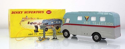 Lot 151 - A Dinky Supertoys 987 ABC TV mobile control...