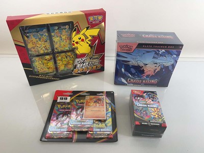 Lot 1515 - (4) Pokémon TCG: Mega Evolution - Chaos Rising...