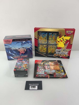 Lot 1789 - (4) Pokémon TCG: Mega Evolution - Chaos Rising...