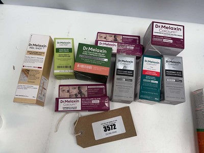Lot 3572 - 9x Dr.Melaxin products