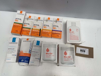 Lot 3573 - 12x products to include La Roche-posay and Bio-...
