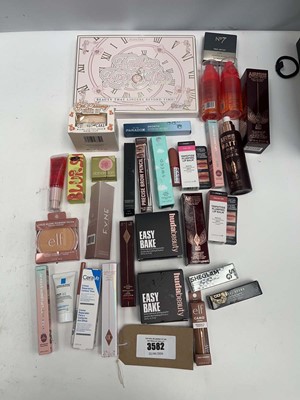 Lot 3582 - Mixed branded makeup to include Huda Beauty, e....