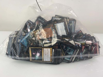 Lot 1800 - Bag containing Magic the Gathering and sports...