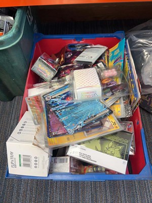 Lot 1928 - Box containing loose Pokémon promotional items...
