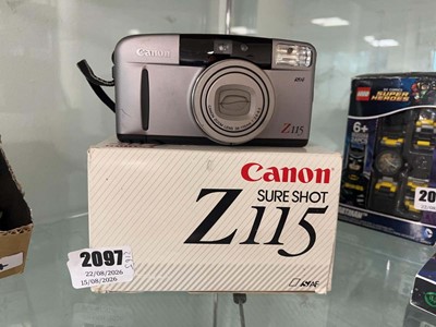 Lot 2097 - Boxed Canon Sureshot Z115 camera in case