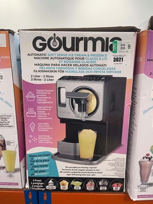 Lot 3021 - Boxed Gourmia Soft Serve Ice Cream and Frozen...