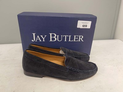 Lot Jay Butler US 9 navy suede cromwell penny...
