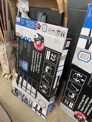 Lot 4393 - Boxed Gorilla 5 shelf storage rack