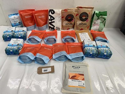 Lot 3561 - Ground coffee beans including Rave, Exhale,...