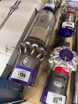 Lot 3211 - Hand held Dyson V10 with battery, pole and head
