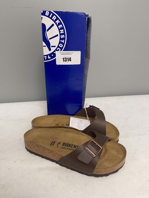 Lot Birkenstock UK2.5 madrid BS sandals in dark...