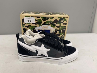 Lot Vans X A Bathing Ape UK8 LX knu skool trainers...