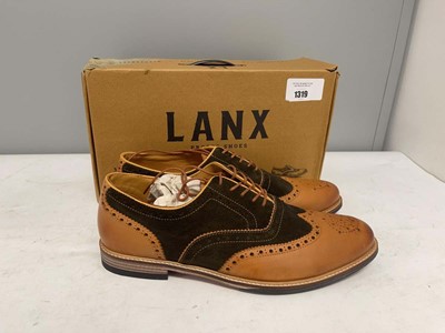 Lot Lanx UK11.5 shireburn shoes in khaki and tan -...