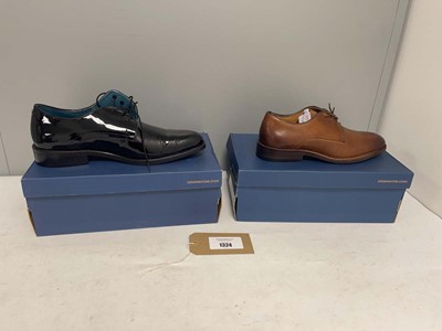 Lot 2x Boxed pairs of Oswin Hyde edison shoes...